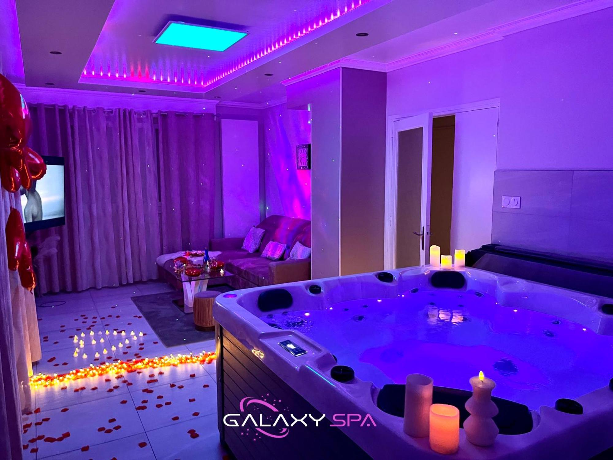 Galaxy Spa - Suite Venus Jacuzzi Et Sauna Privatif Champigneulles 外观 照片